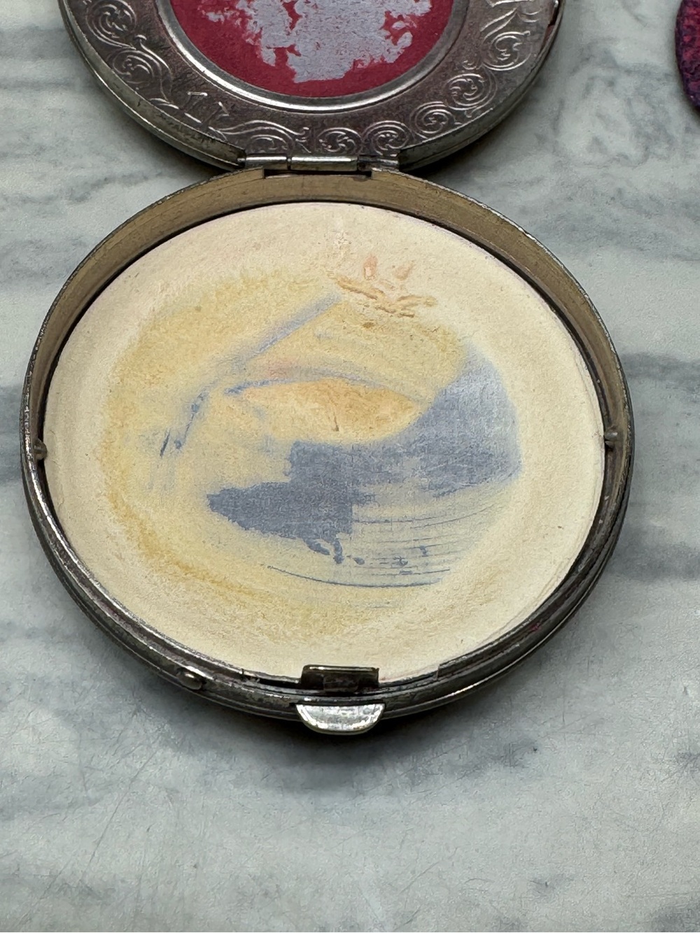 Antique 1920s Richard Hudnut Deauville Art Deco Double Makeup Compact collector - Picture 8 of 16